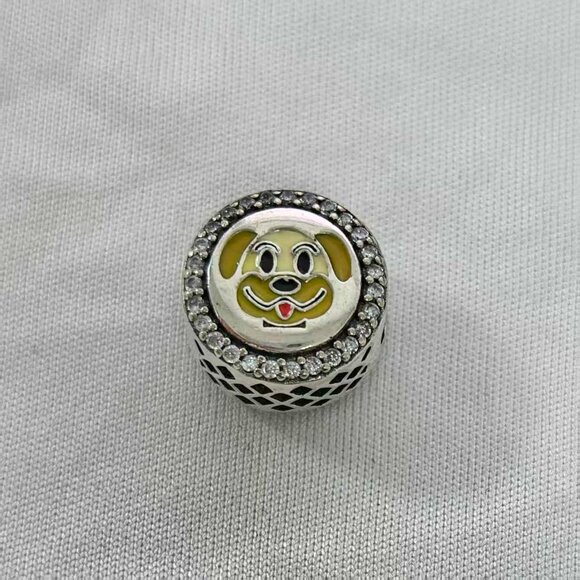 Pandora Dog Face Exclusive Charm Pendant, S925 Silver Jewelry - Picture 1 of 4